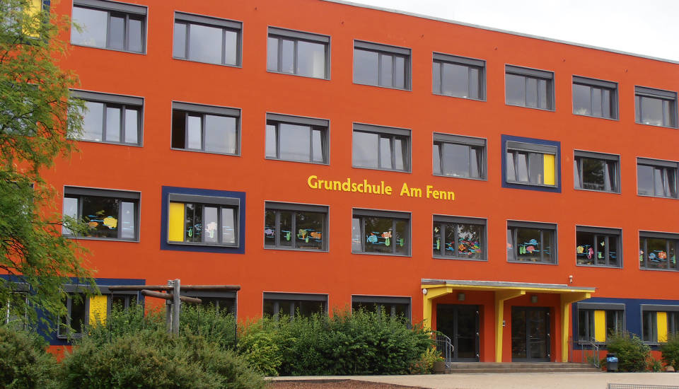 Das Schulgebäude in Damsdorf wurde auch energetisch saniert. Bild: Gemeinde Kloster Lehnin